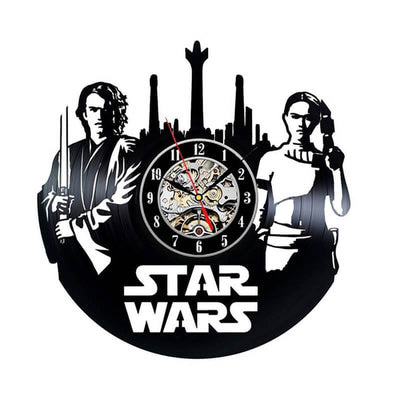 Star Wars Vinyl Wall Clock