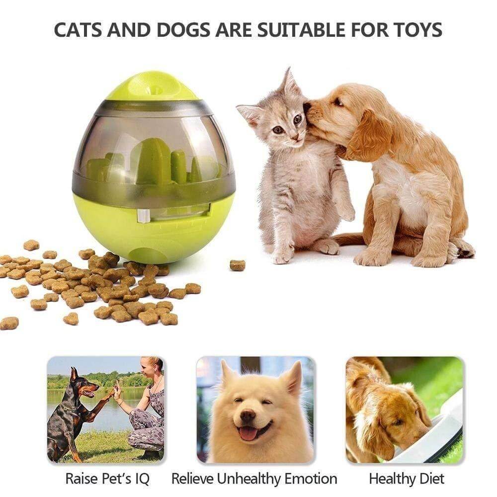 Interactive Treat Ball Pet Food Dispenser